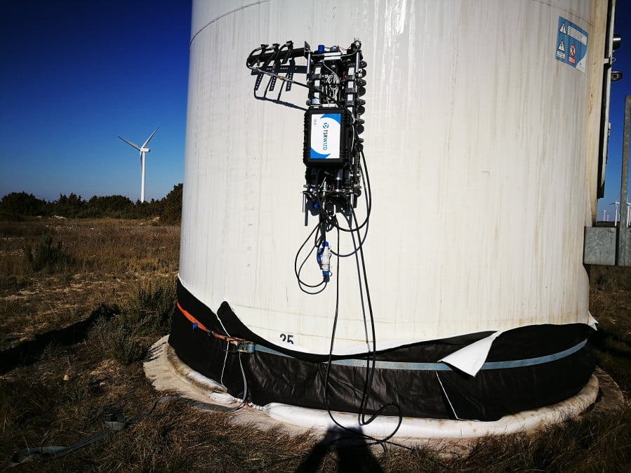 Argos robot de limpieza de aerogeneradores tsr wind